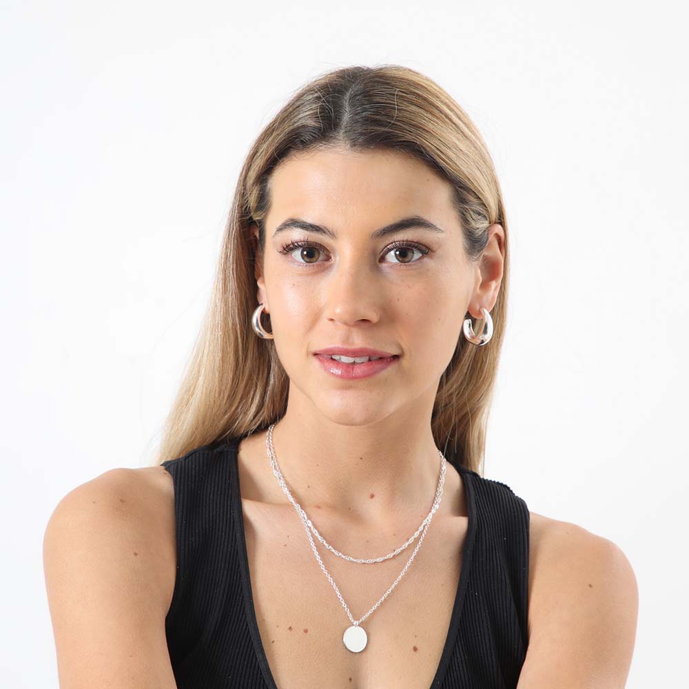 Collar Corto Sabbath Plateado i-D