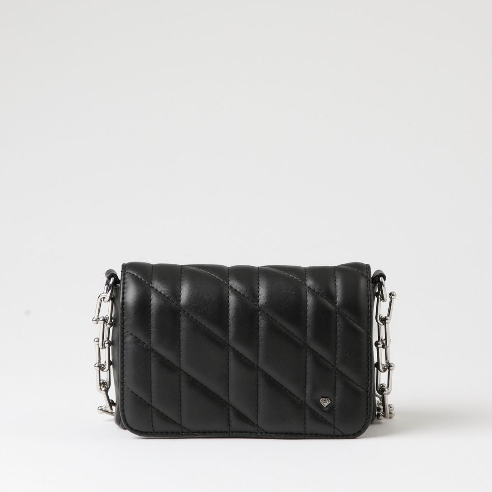 Cartera Cruzada Fleur Negro I-D