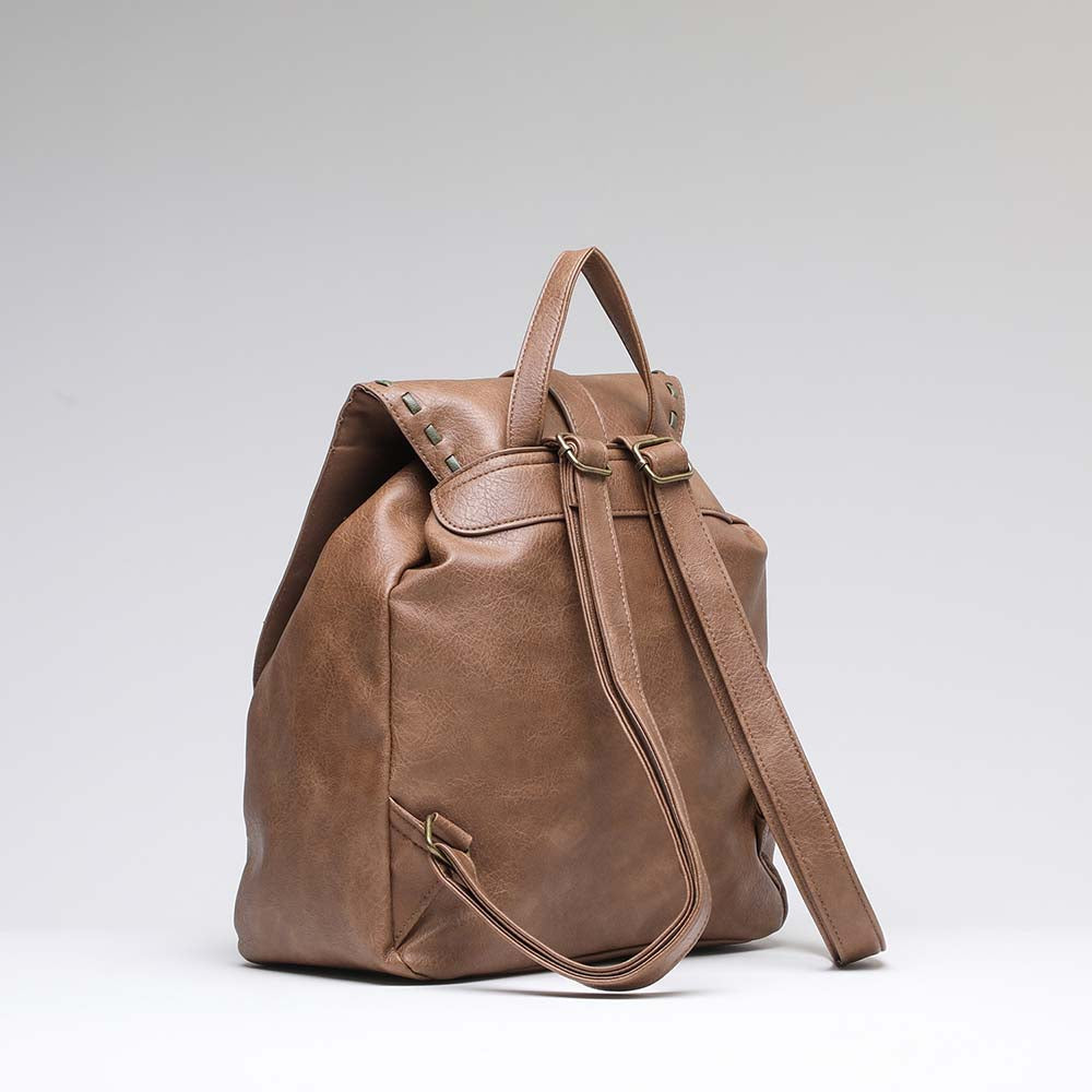 Cartera Cruzada Café Espigas Humana