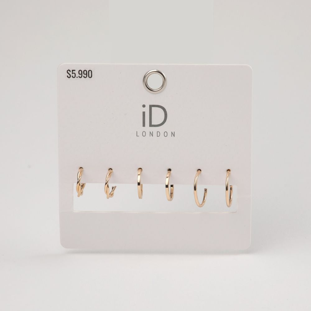 Aros Set Lima Dorado i-D