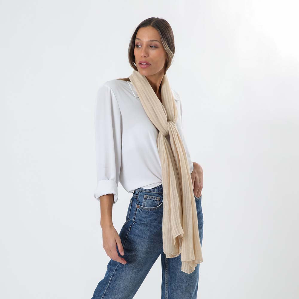 Pañuelo Liso Montjuic Beige Tatienne