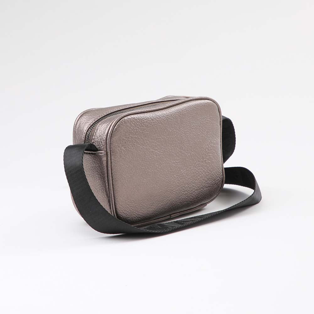 Cartera Cruzada Plata Humana