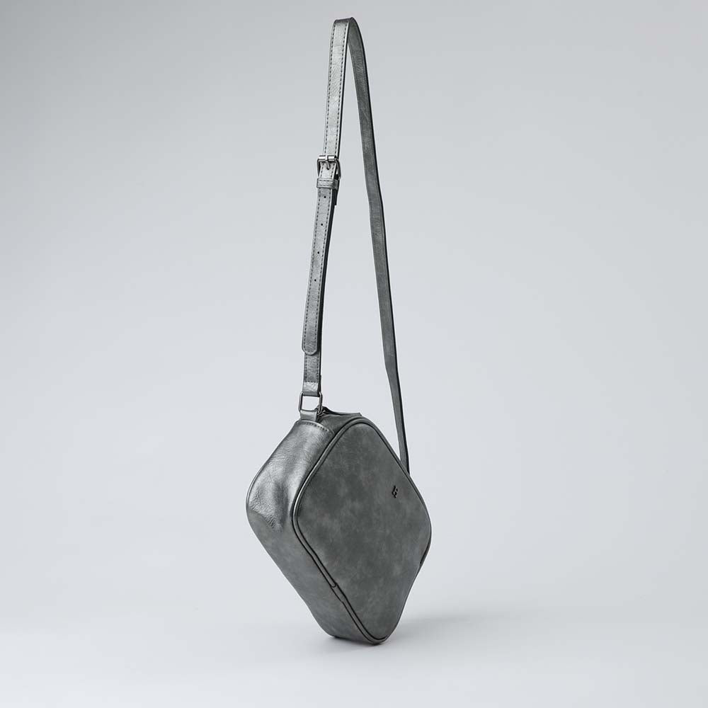 Cartera Cruzada Kalia Plateada Humana