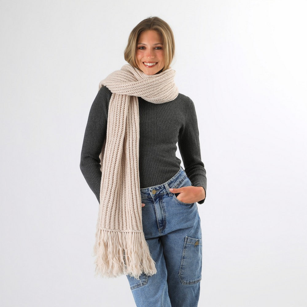 Bufanda Amy Beige Humana