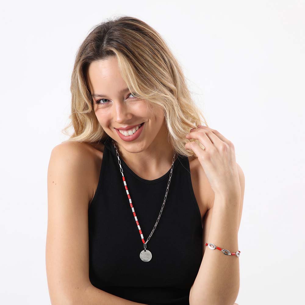 Pulsera Ocaña Roja Humana