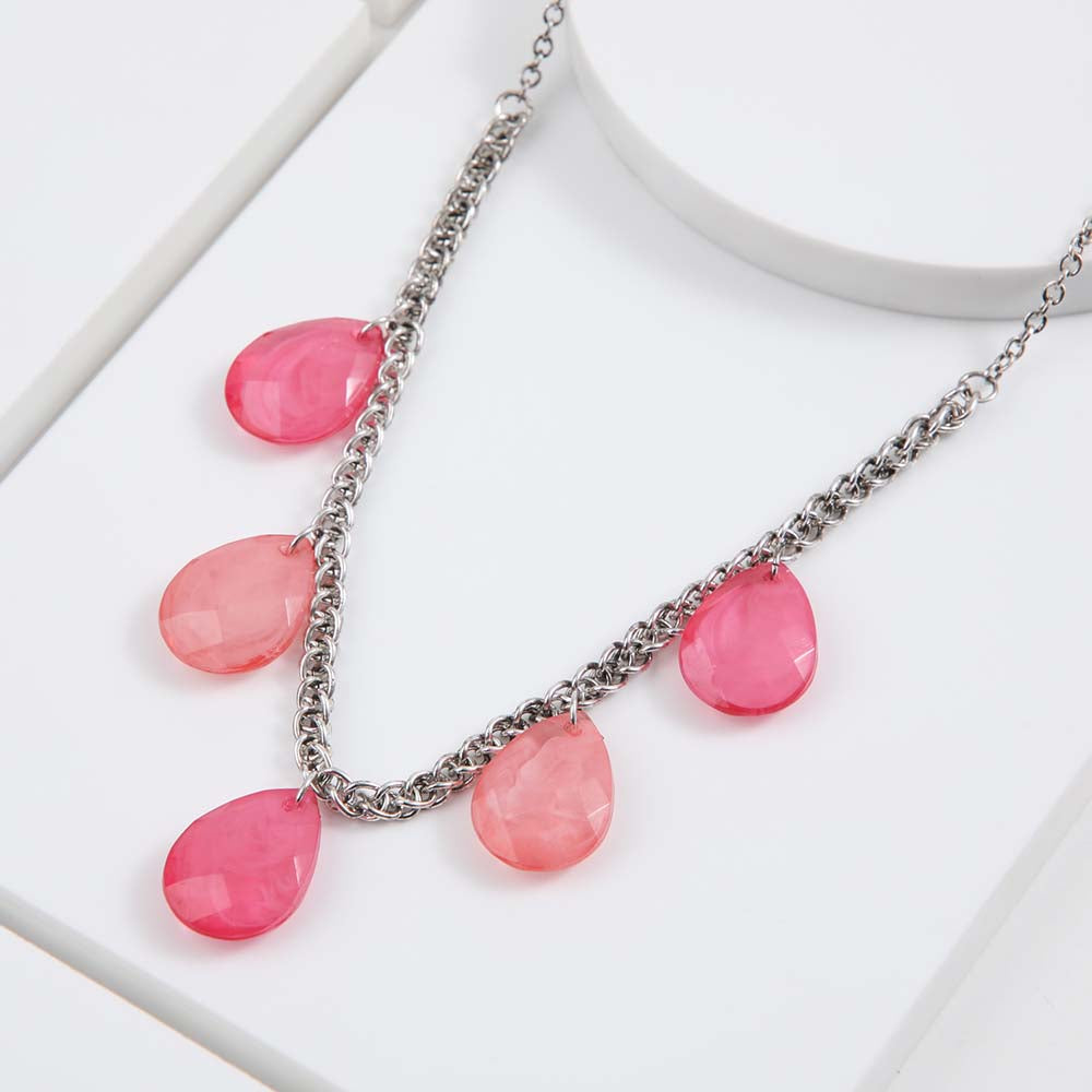 Collar Largo Henares Rosado Tatienne