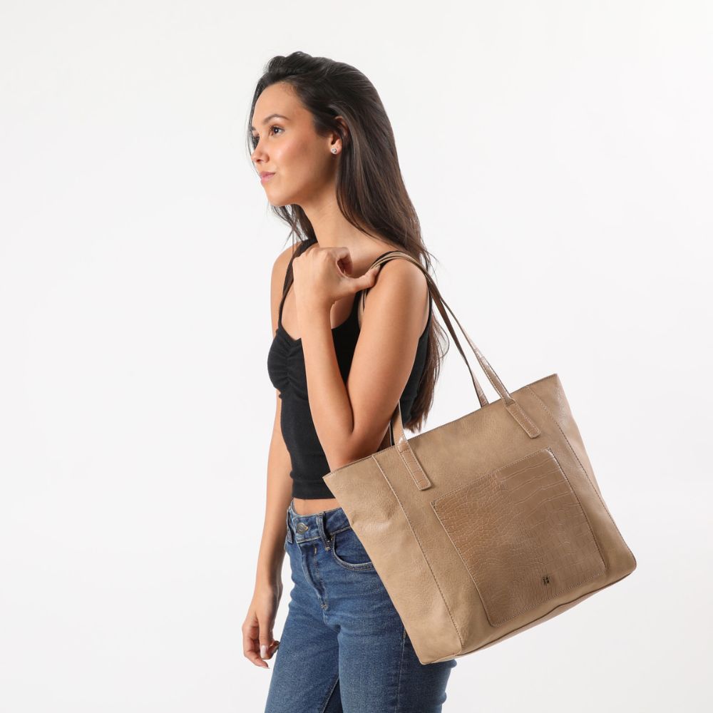 Cartera Hombro Elche Beige Humana