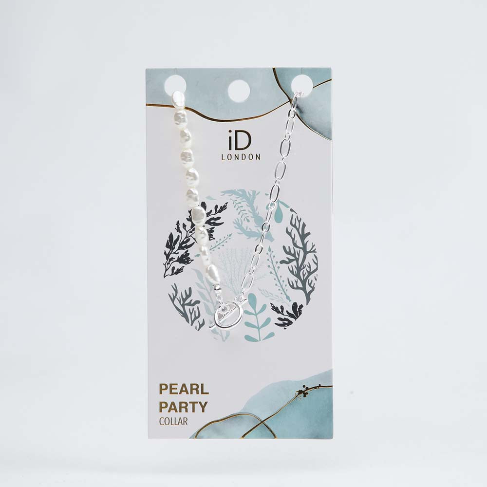 Collar Corto Sout Plateado i-D
