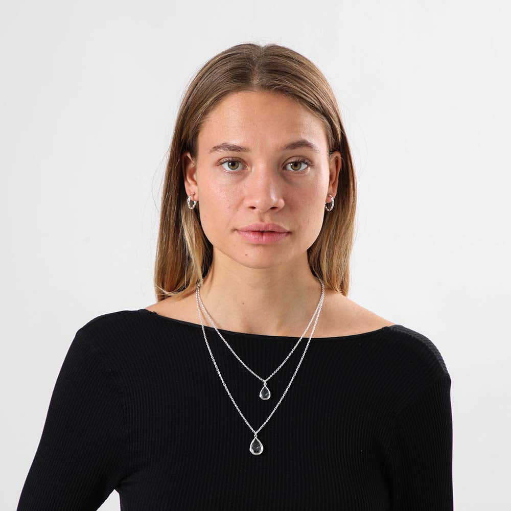 Collar Set Lottie Plateado Tatienne