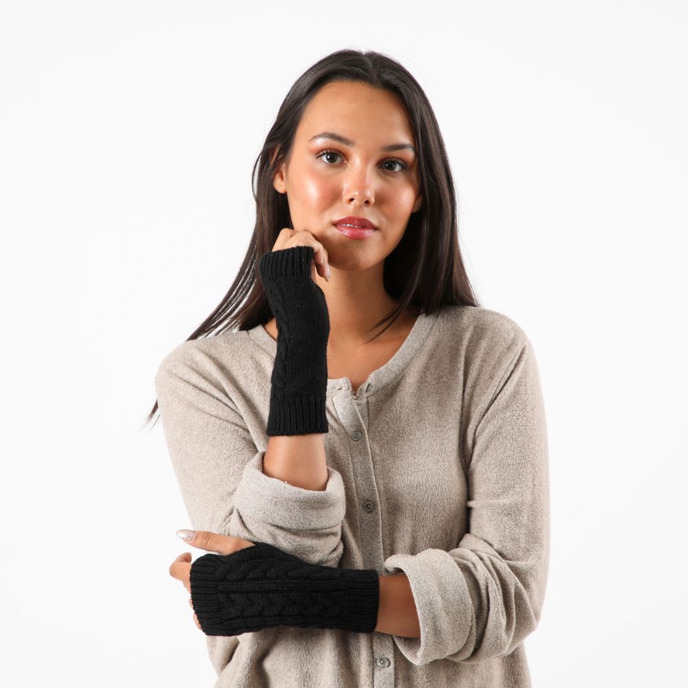 Guante Lana Astral Negro I-D