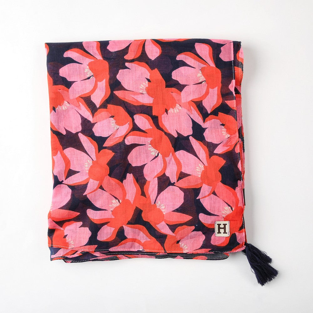 Pañuelo Estampado Daniel Fucsia Humana