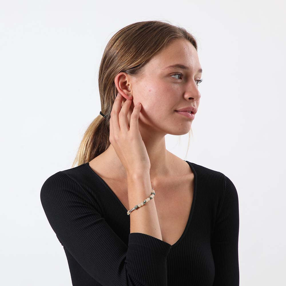 Pulsera Blanda Stripes Café Humana