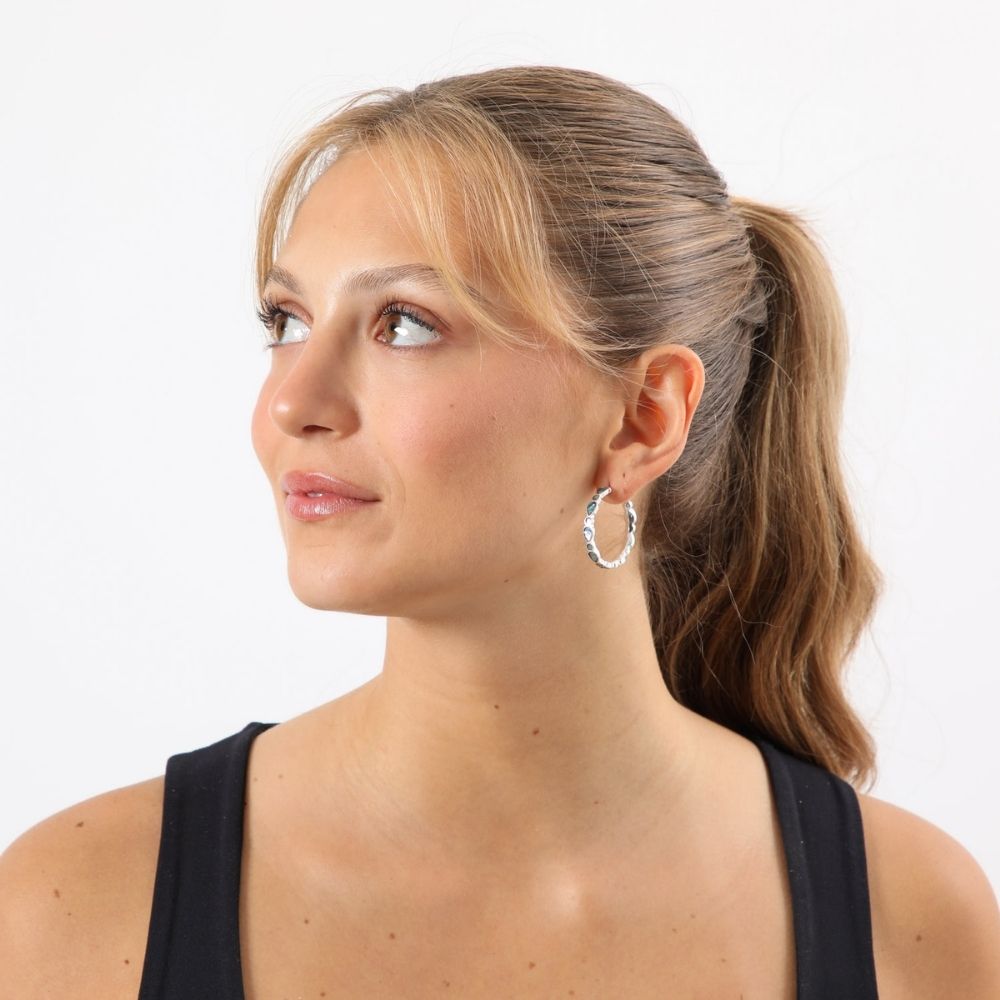 Aros Argolla Ariana Morado Tatienne