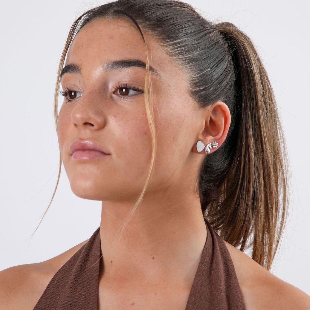 Set de Aros Forms Plateado Humana