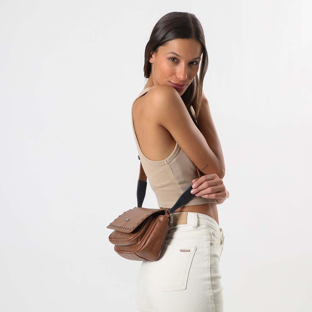 Cartera Cruzada Ashia Café Tatienne