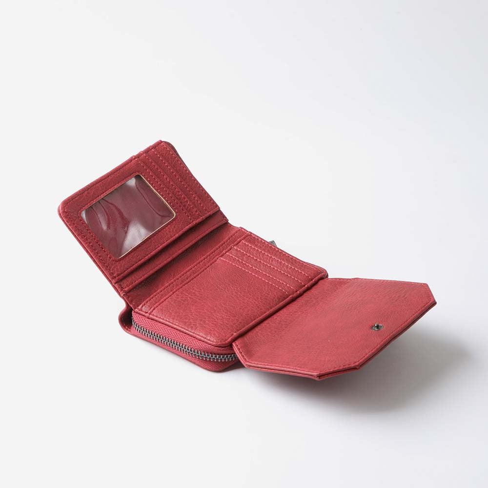 Billetera Pequeña Calais Rojo Humana