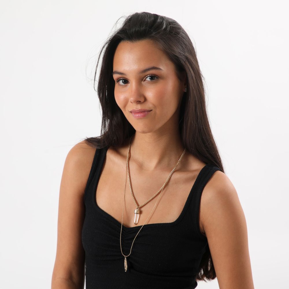 Collar Largo Ane Blanco Humana