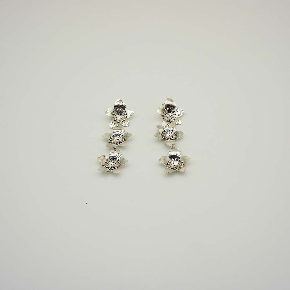 Aros largos Spring Plateados Tatienne