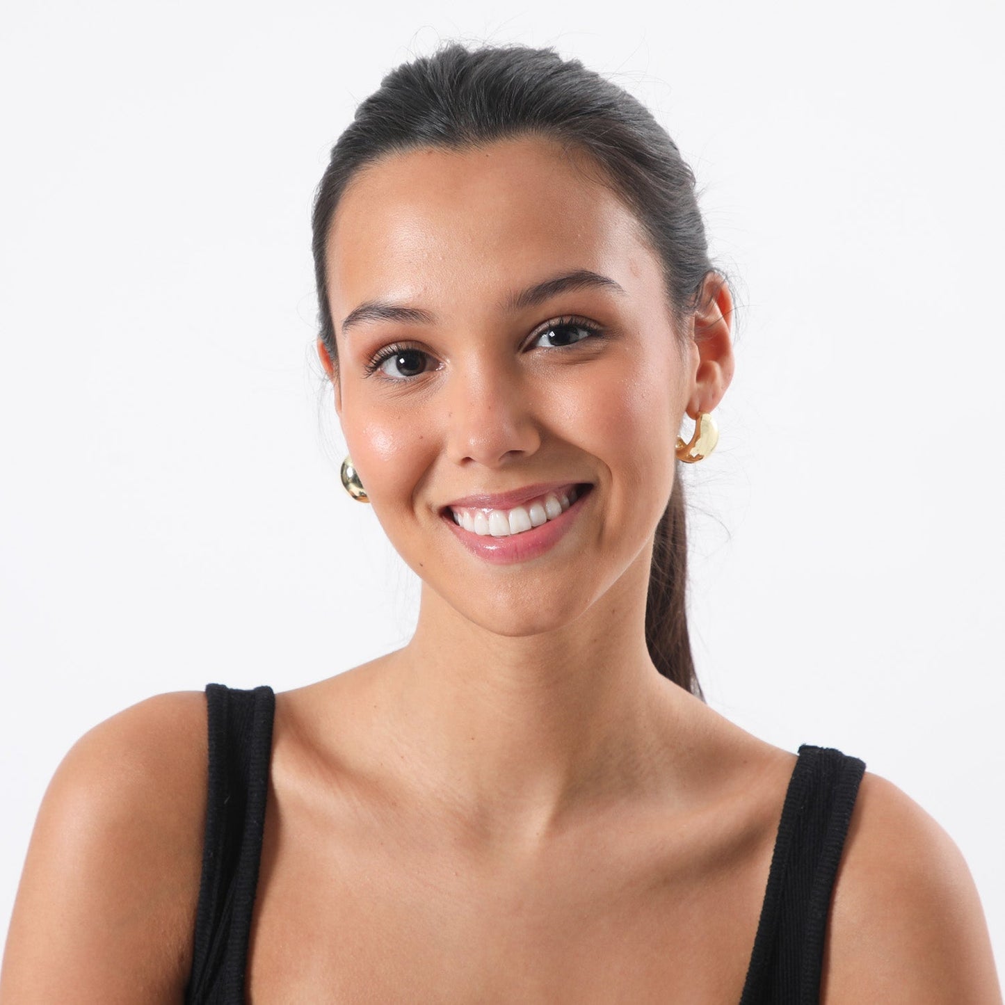 Aros Argolla Minori Dorado Humana