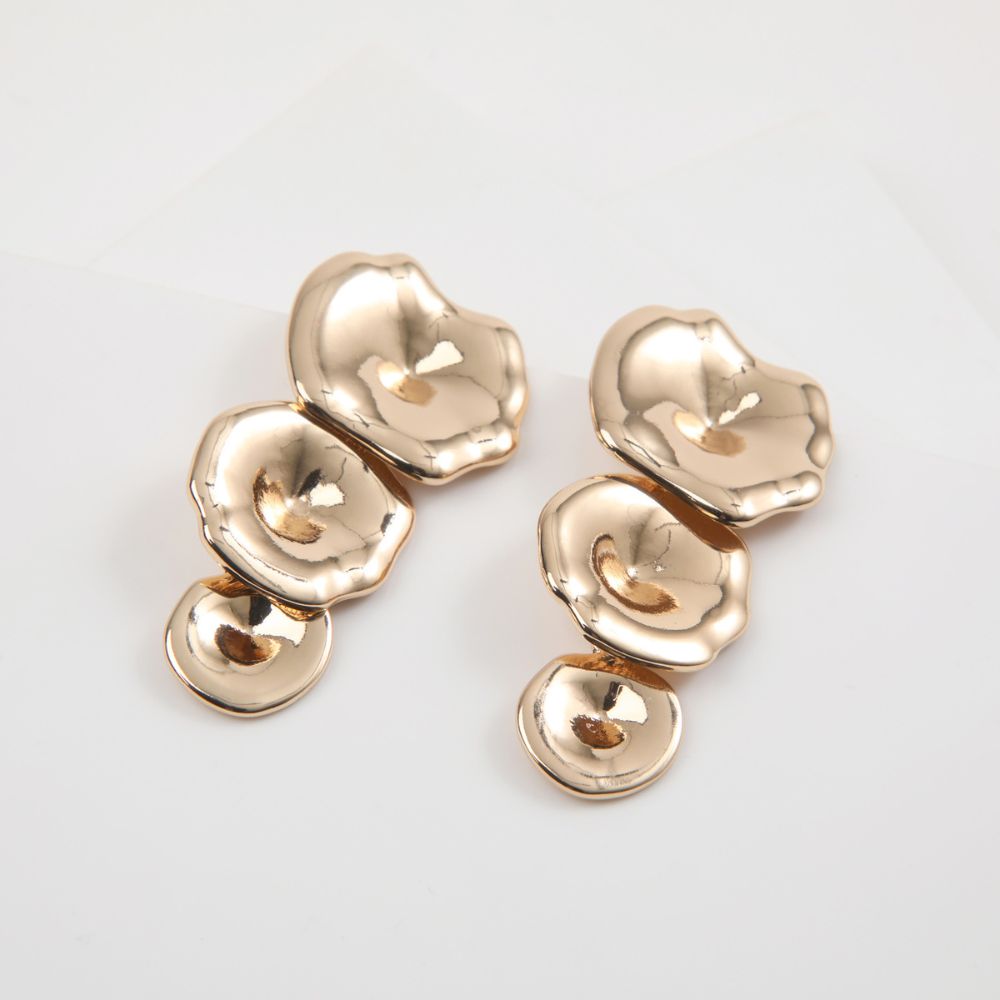 Aros Largo Vera Dorado i-D