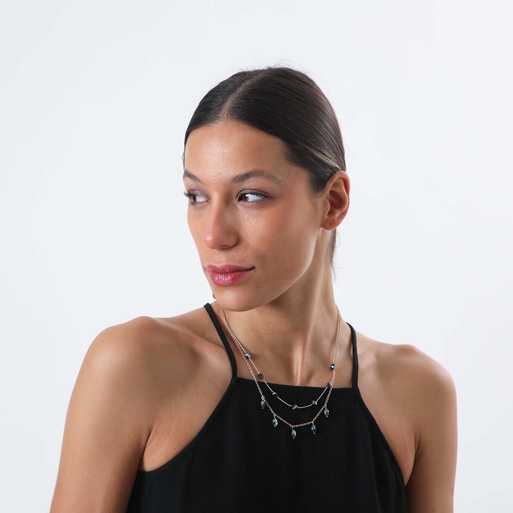 Collar Corto Alhama Azul Tatienne