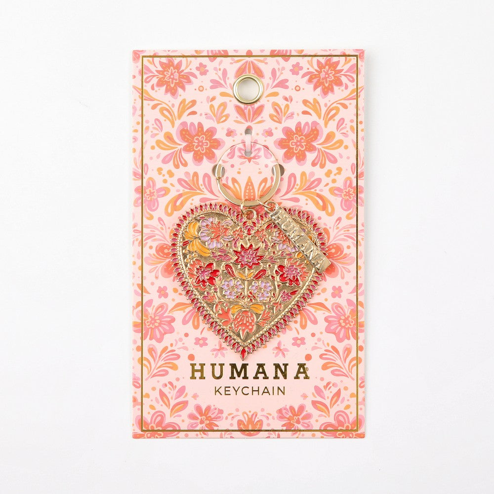 Llavero Heart Multicolor Humana
