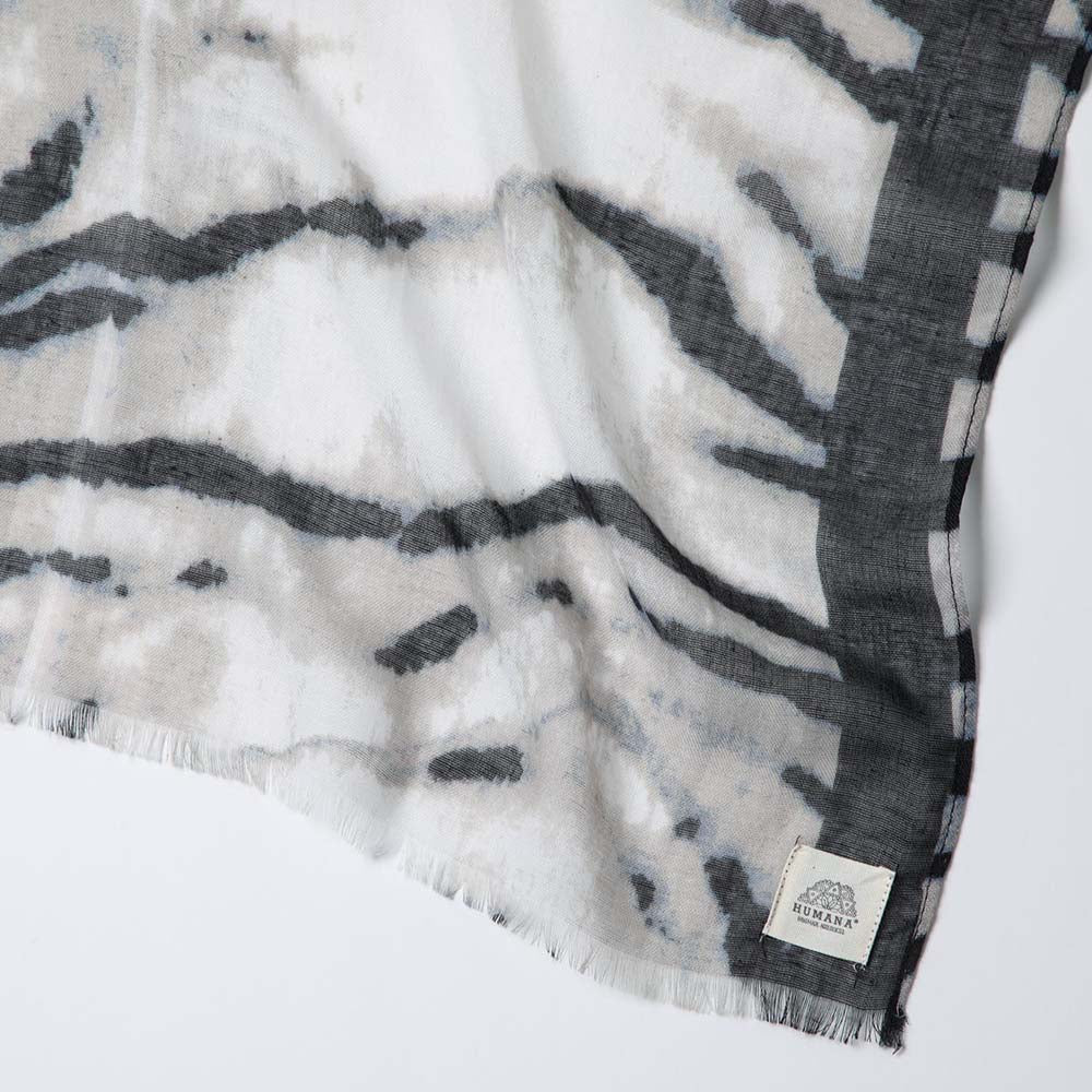 Pañuelo Estampado Feroz Negro Humana