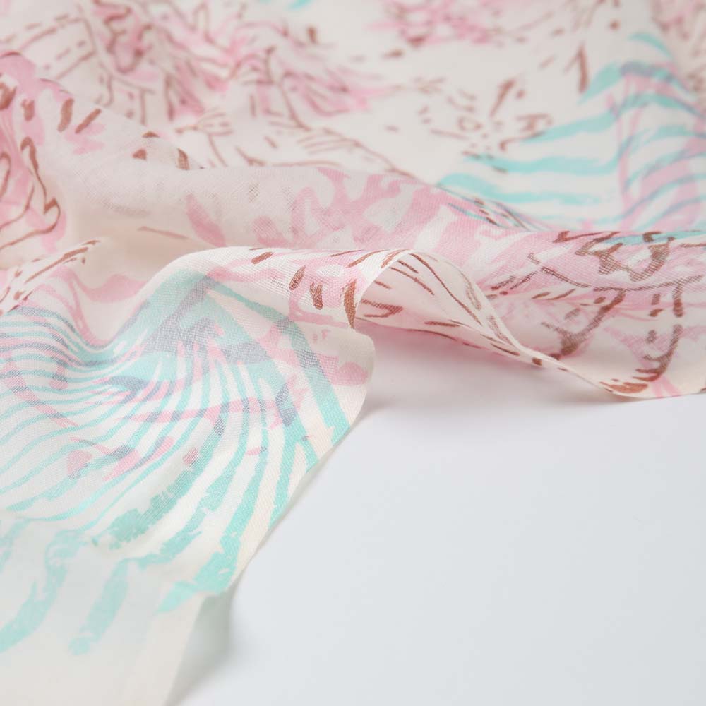 Pañuelo Estampado Ariel Rosado Humana