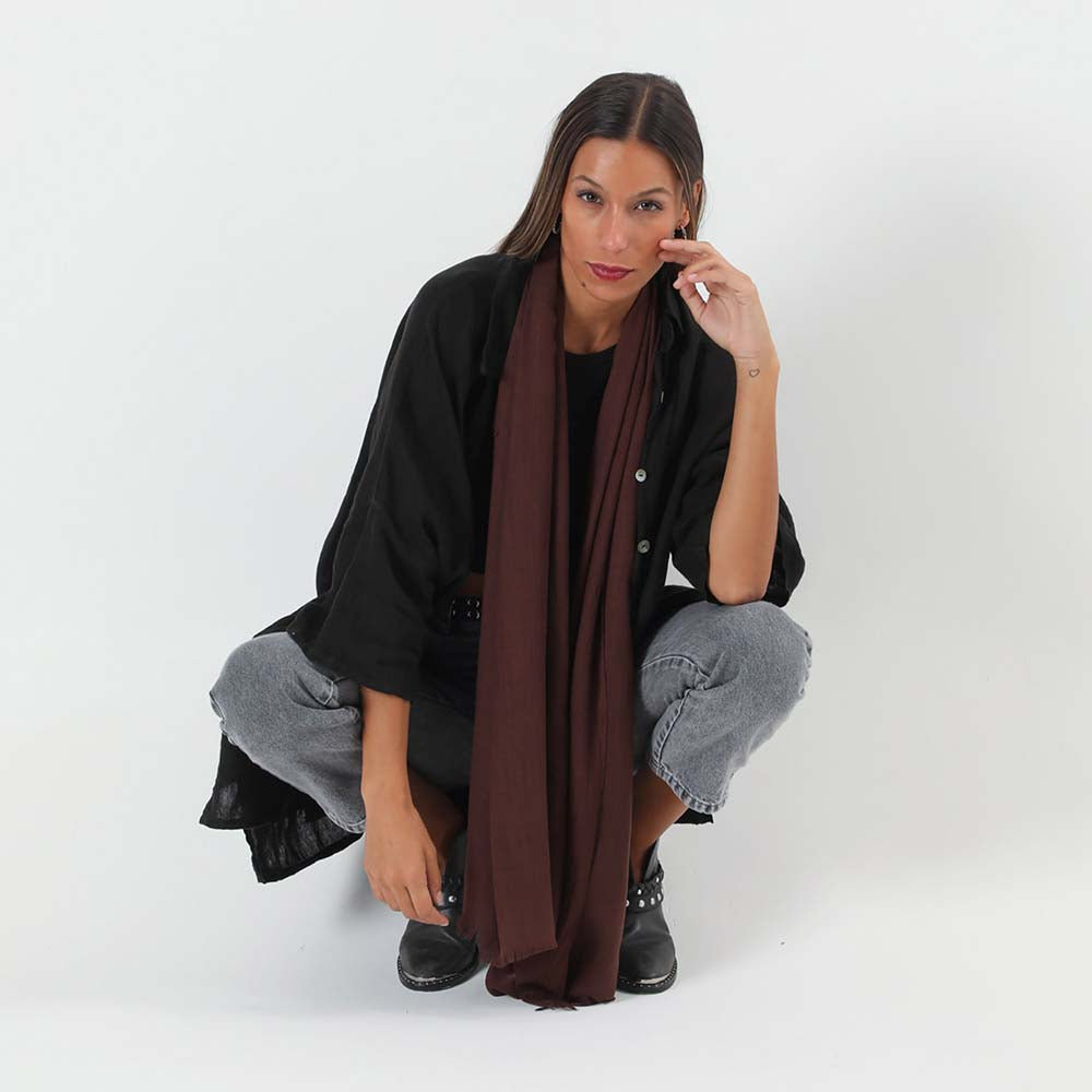 Pañuelo Liso Café Bitter Humana