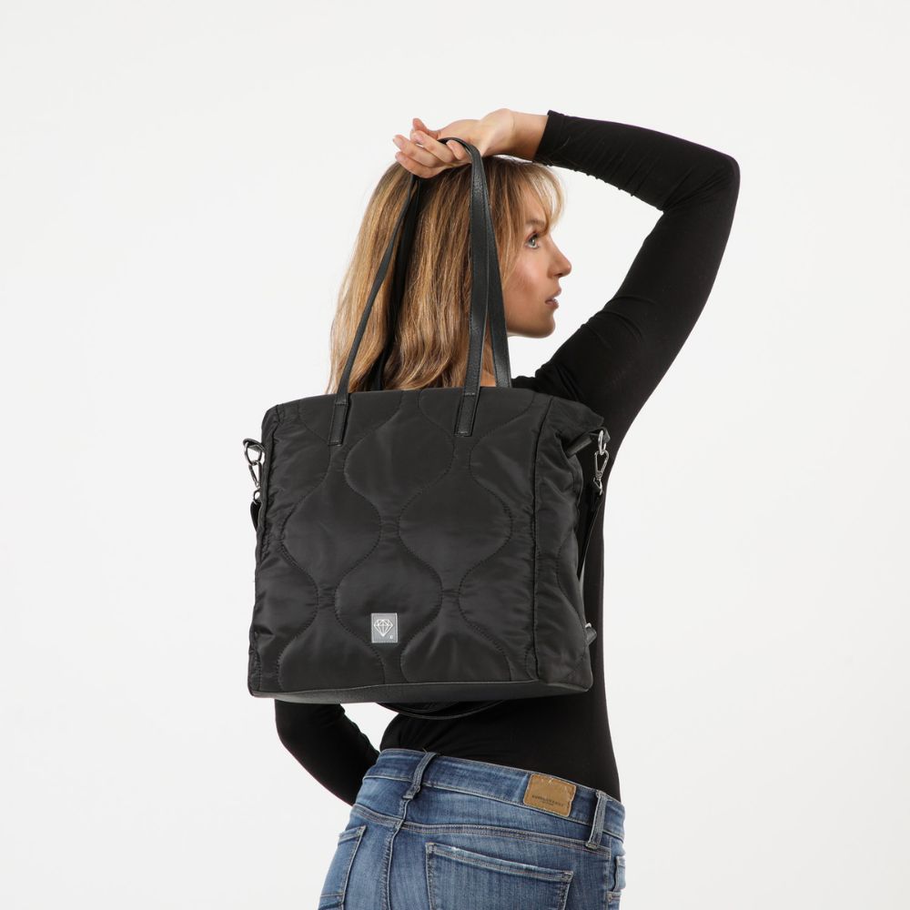 Cartera Hombro Aster Negro I-D