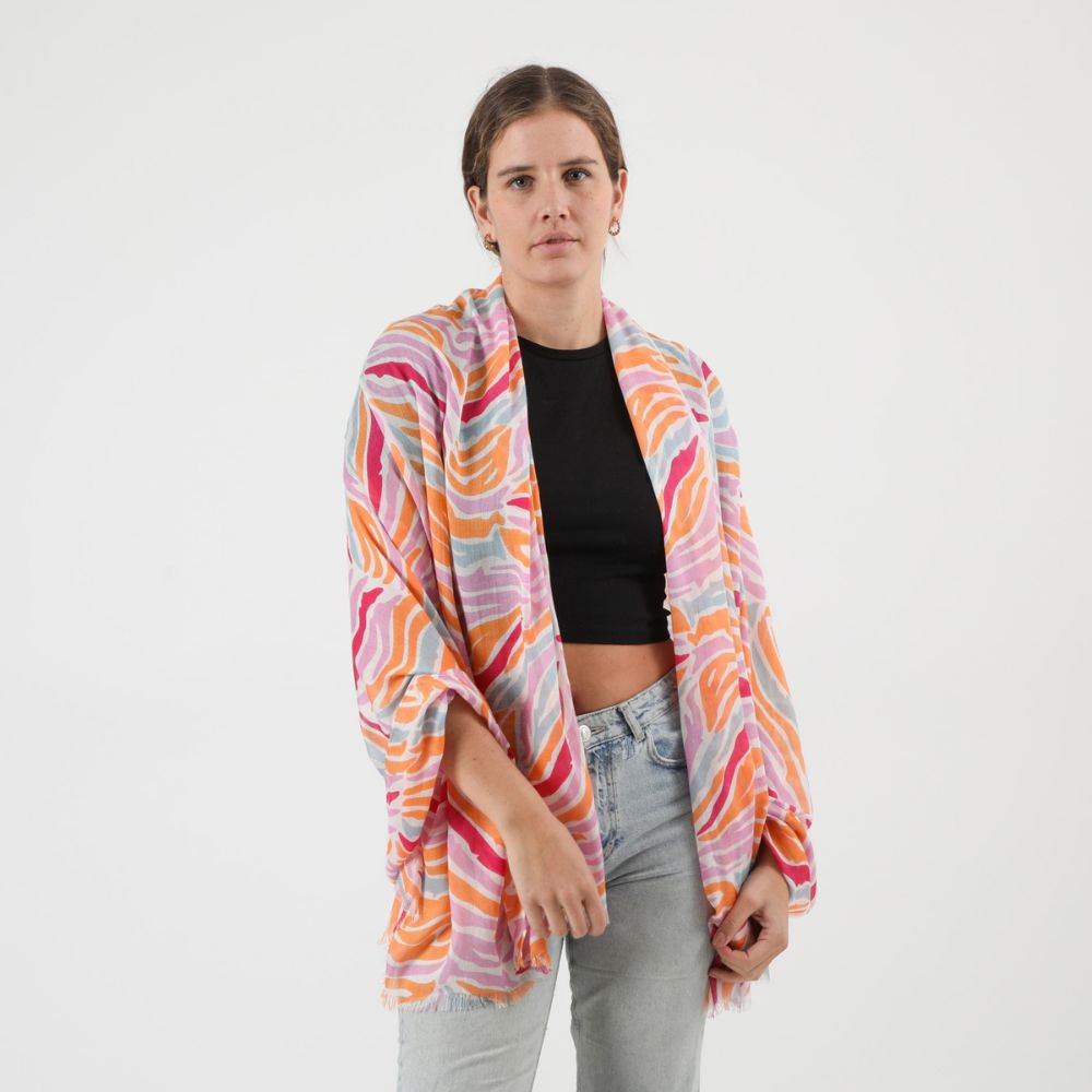 Pañuelo Estampado Jacinto Rosado Humana