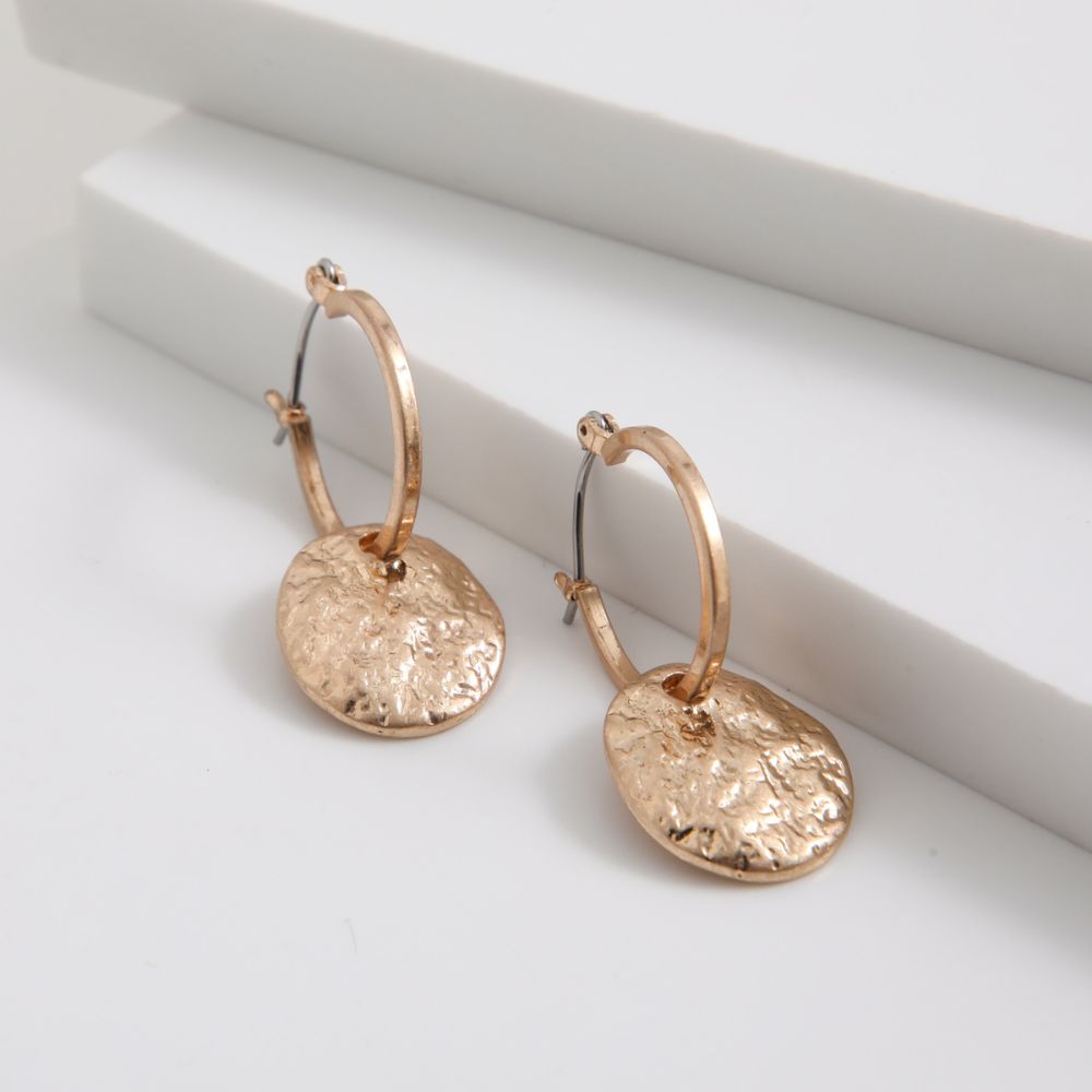 Aros Argolla Riyas Dorado Humana