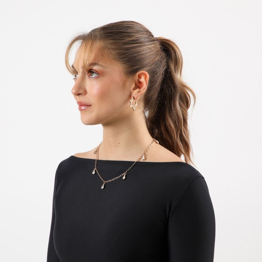 Aros Argolla Ranis Dorado Humana