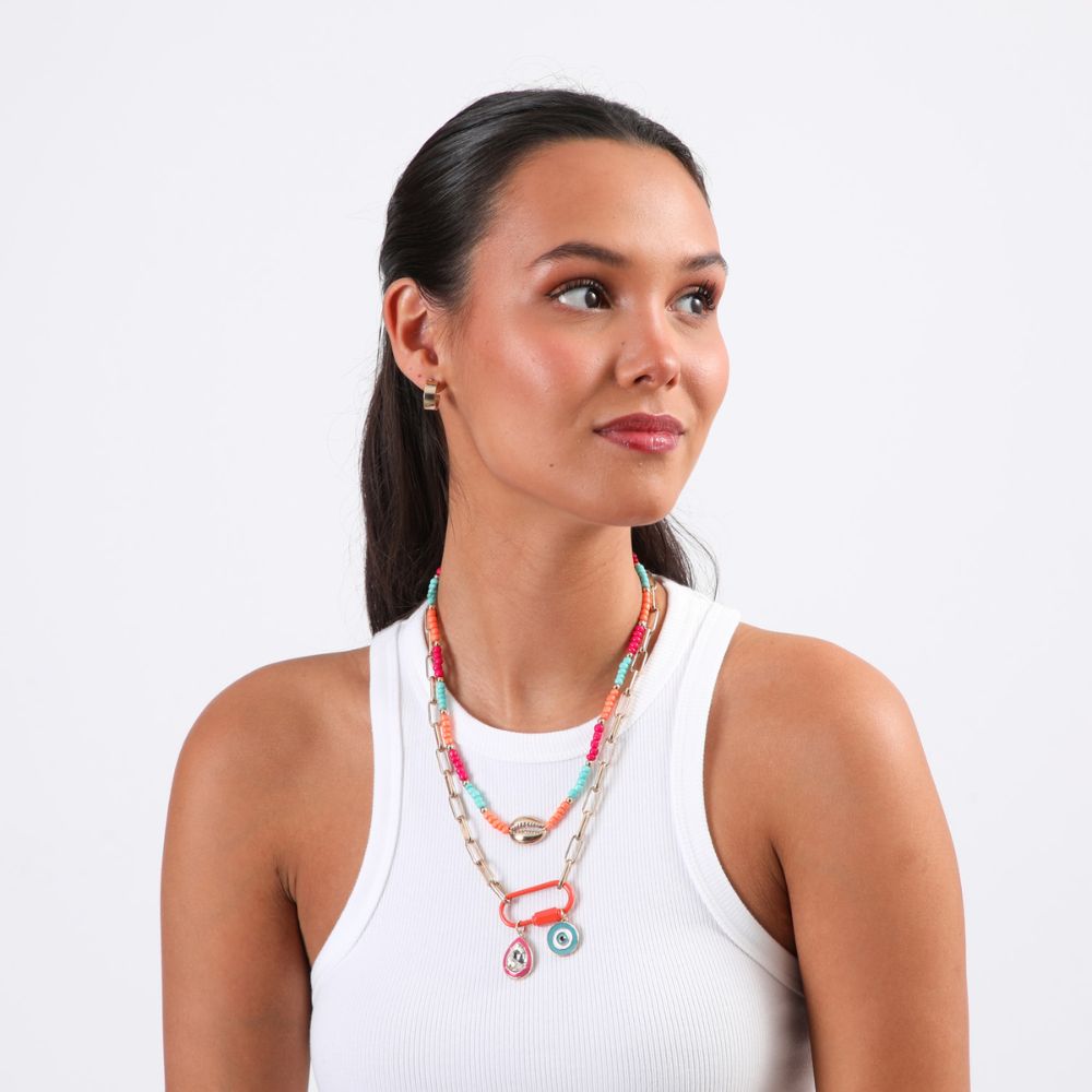 Collar Corto Sea Eye Dorado Humana