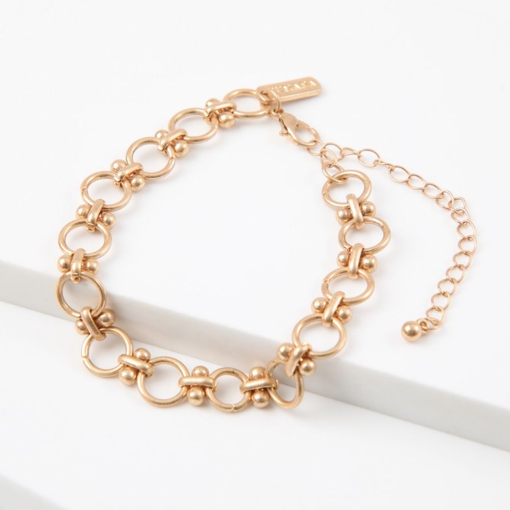 Pulsera Blanda Ada Dorado Humana