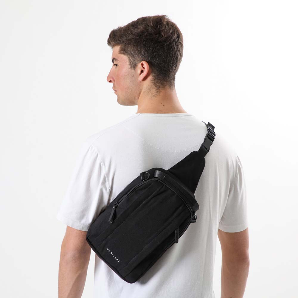 Crossbody Pelayo Negro Gorillaz by Bobs