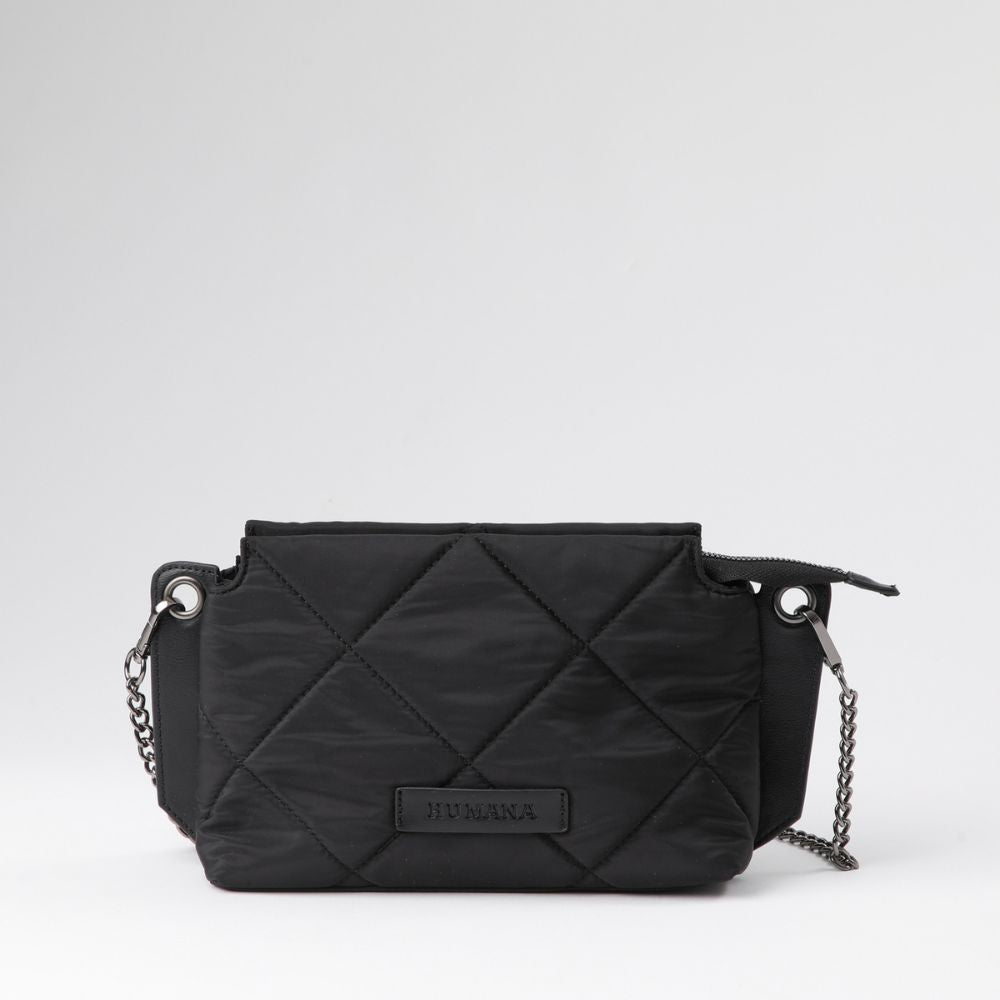 Cartera Bandolera Coco Negro Humana