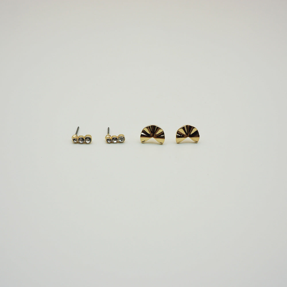 Aros Set Sunrise Dorado Tatienne