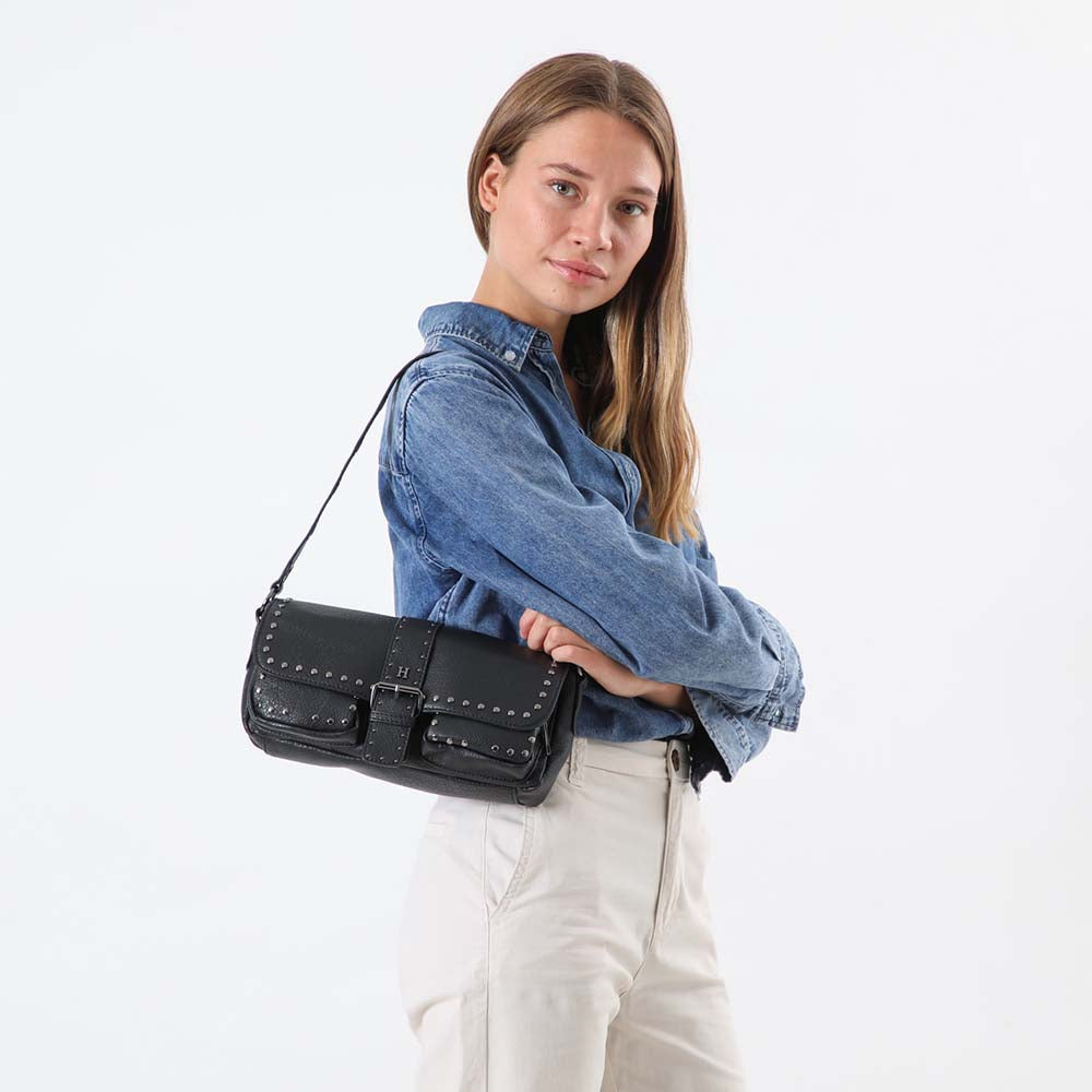 Cartera Hombro Dexter Negro Humana
