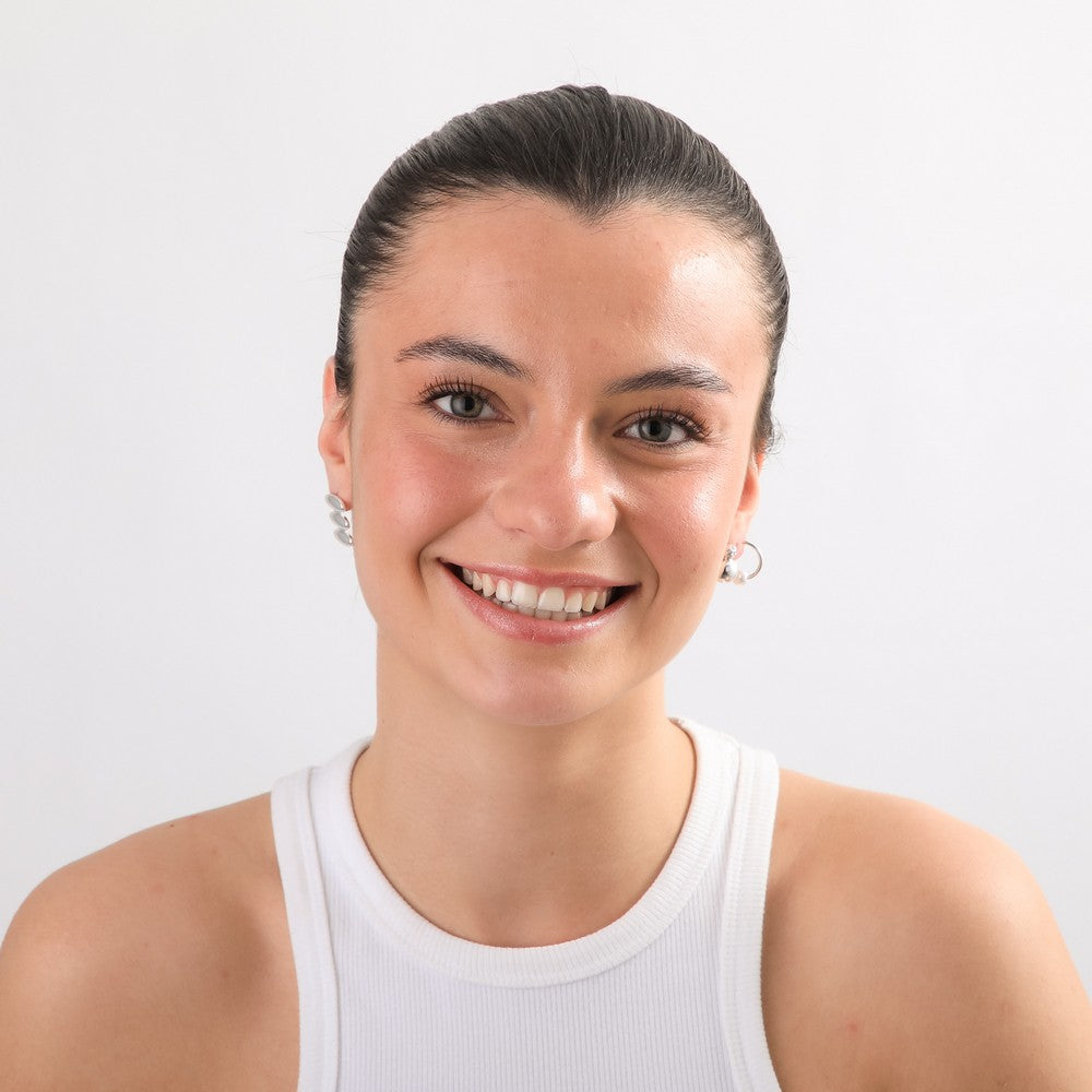 Set De Aros Jenna Plateado I-D