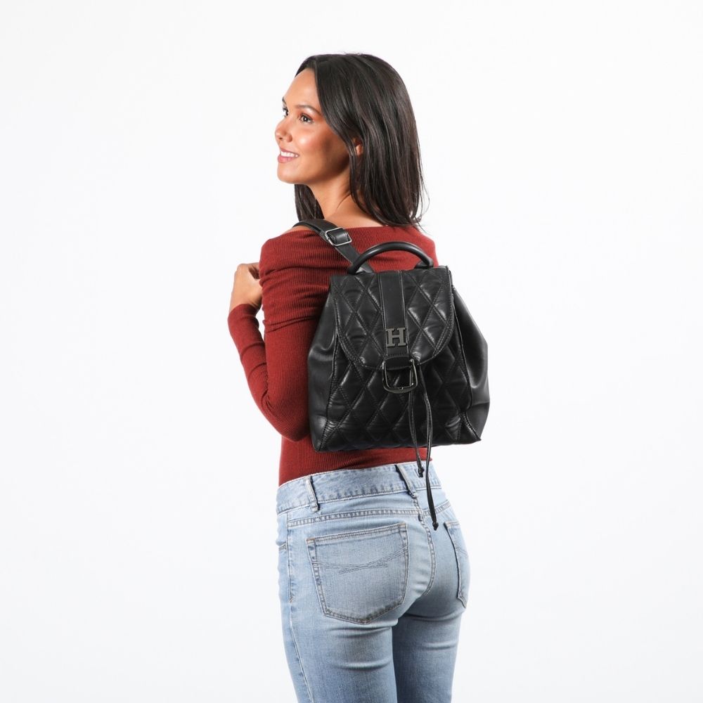 Mochila Coral Negro Humana