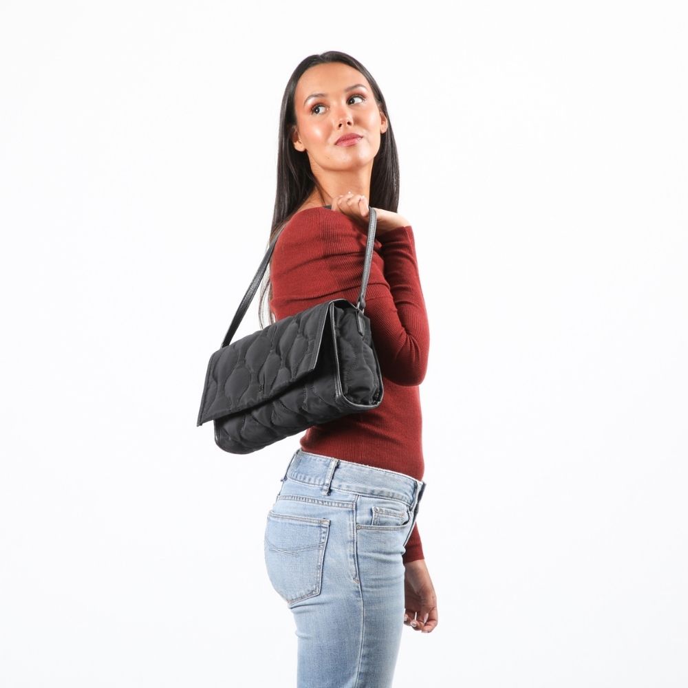 Cartera Cruzada Aliza Negro Humana