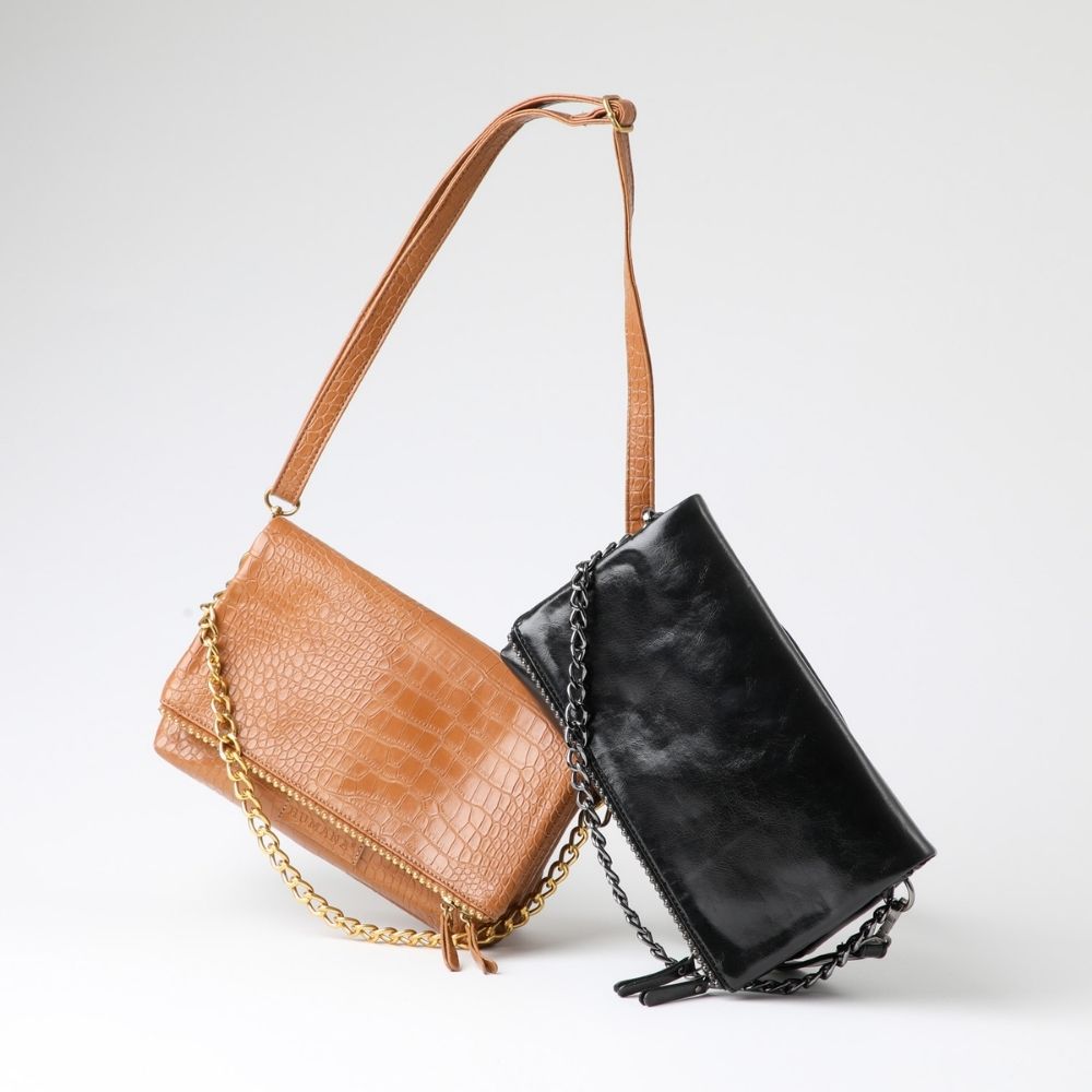 Cartera Cruzada Annie Negro Humana