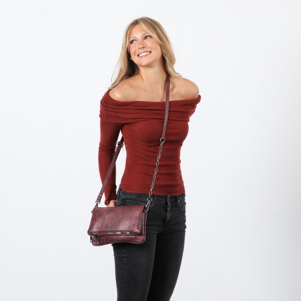 Cartera Cruzada Bella Rojo Humana