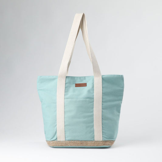 Cartera Hombro Canvas Gorgona Celeste Tatienne