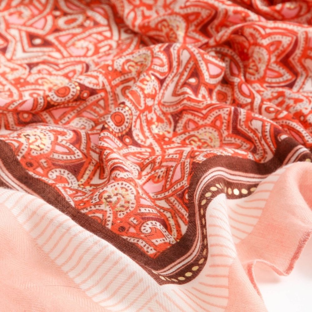 Pañuelo Estampado Dacey Naranjo Humana