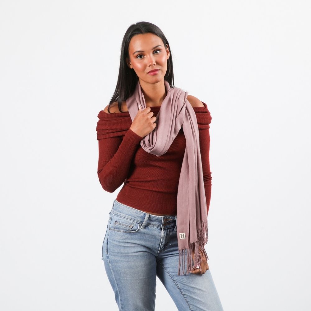 Pañuelo Liso Amelia Rosado Humana
