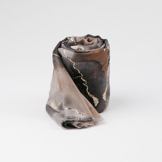 Pañuelo Estampado Neil Negro Humana