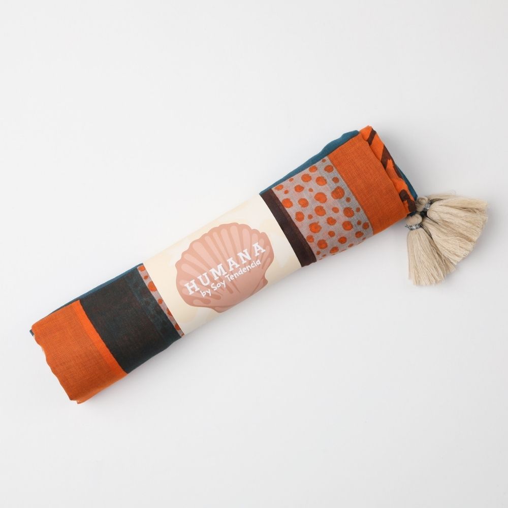 Pareo Estampado Crabs Multicolor Humana