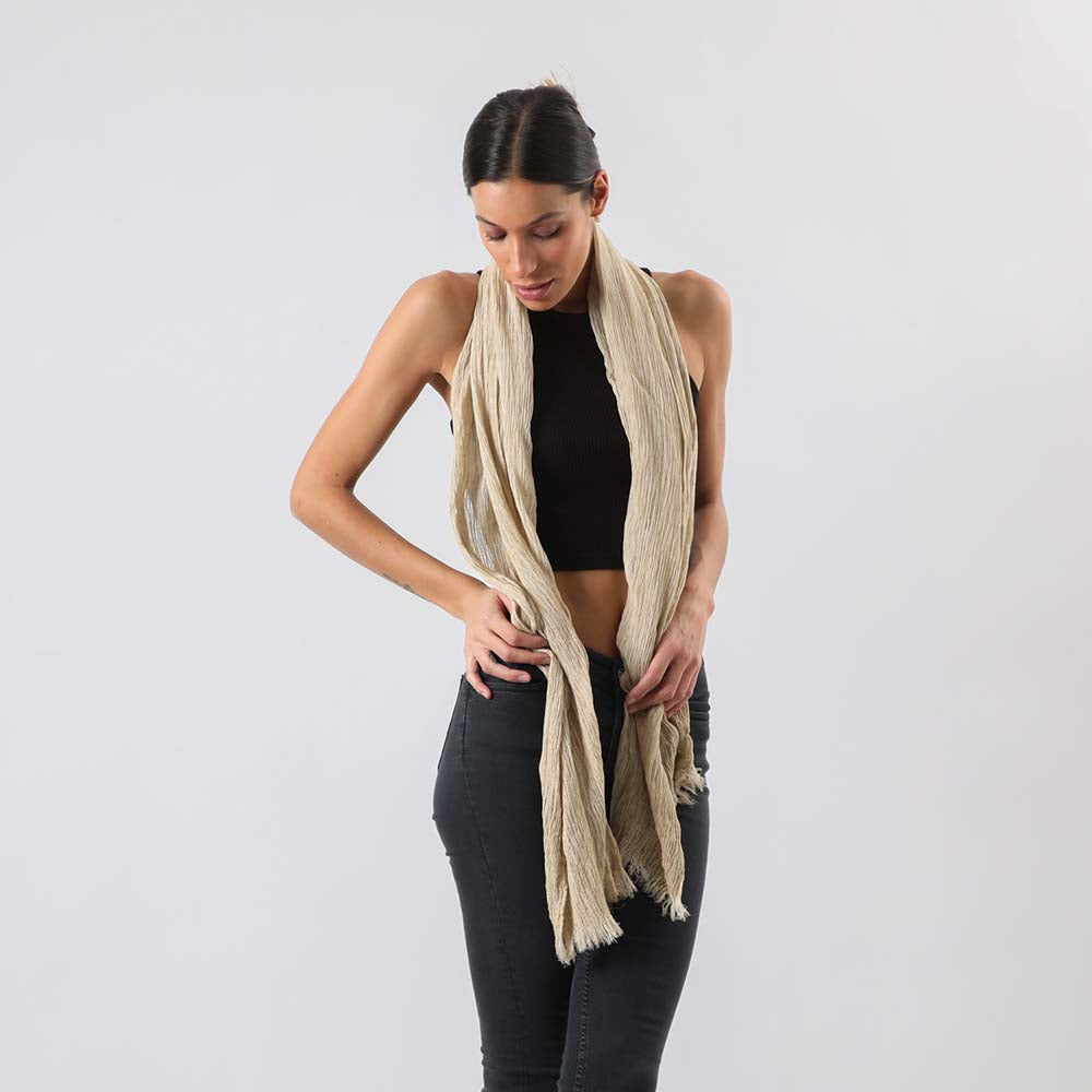 Pañuelo Liso Lottie Beige i-D